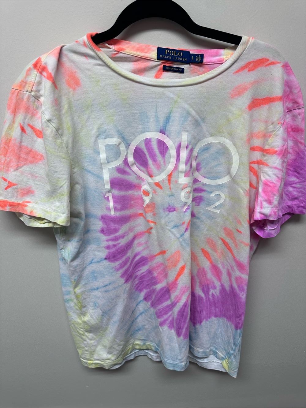 Polo Ralph Lauren Tie Dye 1992 logo L